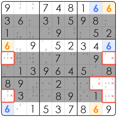 sudoku hidden single